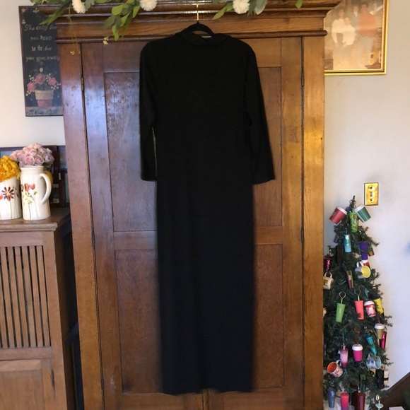 Lilly Pulitzer Ollie 3/4 Sleeve Maxi Polo Dress Noir Size XL - Picture 2 of 15